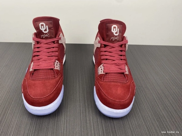 Rep Onekick 4 Oklahoma PE Jordan AJ4-904282 Sooners Retro 0610